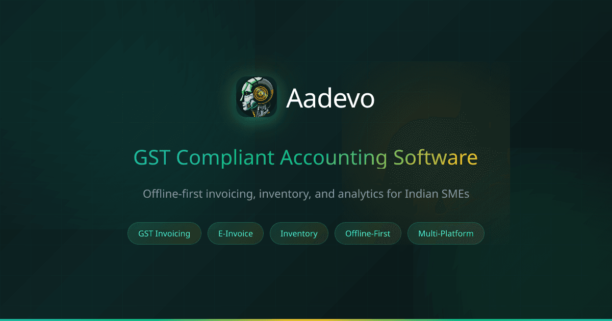 Aadevo — GST Accounting SaaS